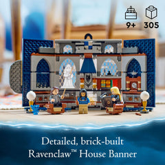 Ravenclaw banner opened to reveal the common room scene for imaginative play