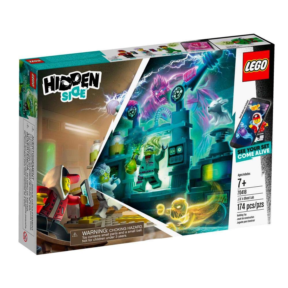 LEGO Hidden Side J.B.'s Ghost Lab AR integration enhances scavenger hunt play