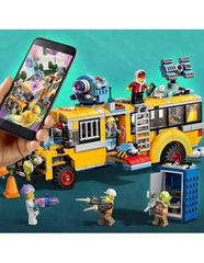 LEGO Hidden Side Paranormal Intercept Bus 3000 haunted bus exterior invites spooky storytelling.