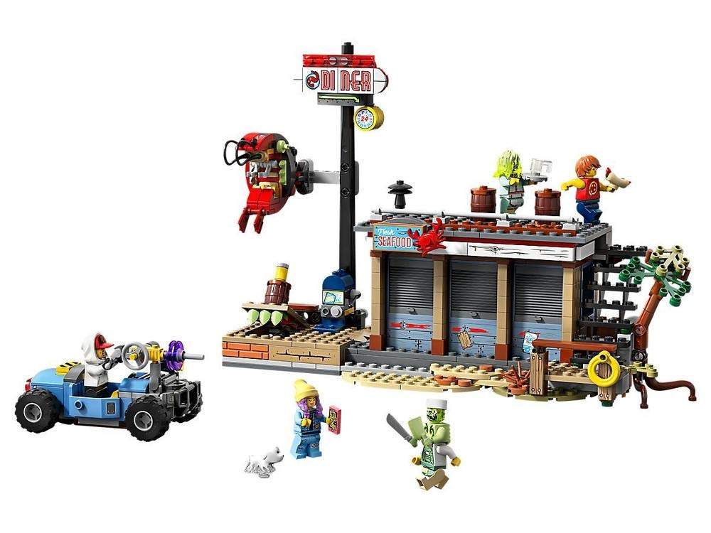 LEGO Hidden Side Shrimp Shack Attack 70422 minifigures inspire ghost-hunting roleplay