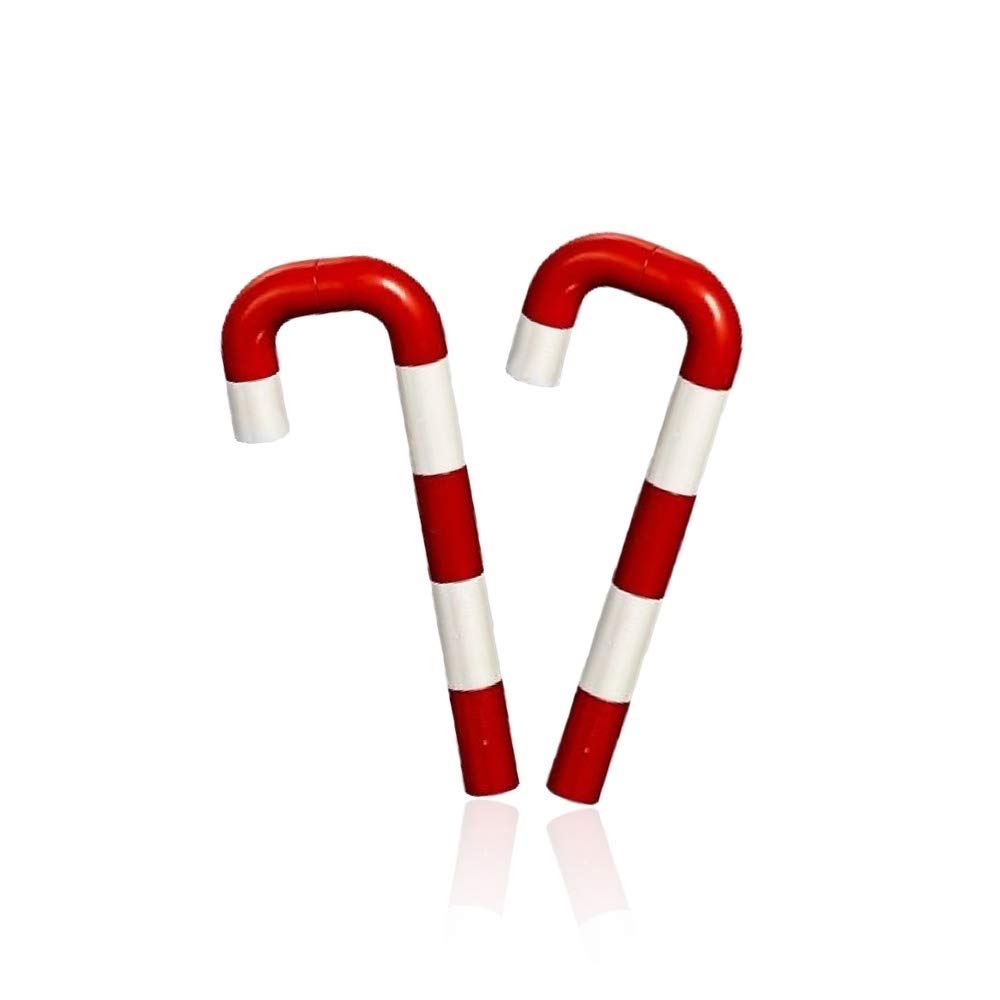 LEGO Holiday candy cane tree ornament with authentic bricks for festive décor
