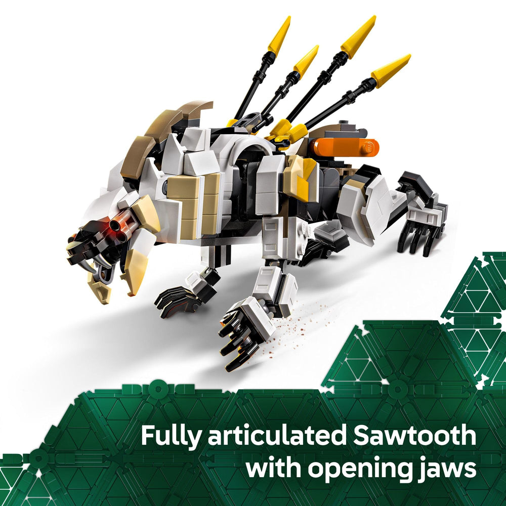 LEGO Horizon weapon upgrades enabling fire, chill, and shock options