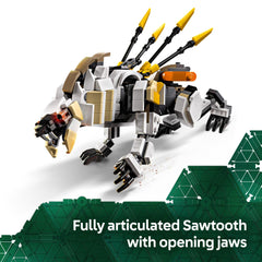 LEGO Horizon weapon upgrades enabling fire, chill, and shock options