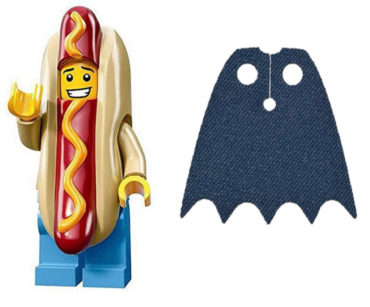 LEGO Hot Dog Man minifig costume boosts imaginative play and display shelf appeal.