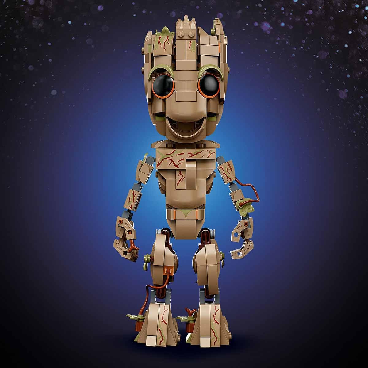 LEGO I Am Groot 76217 Guardians scene inspiration for imaginative adventures.
