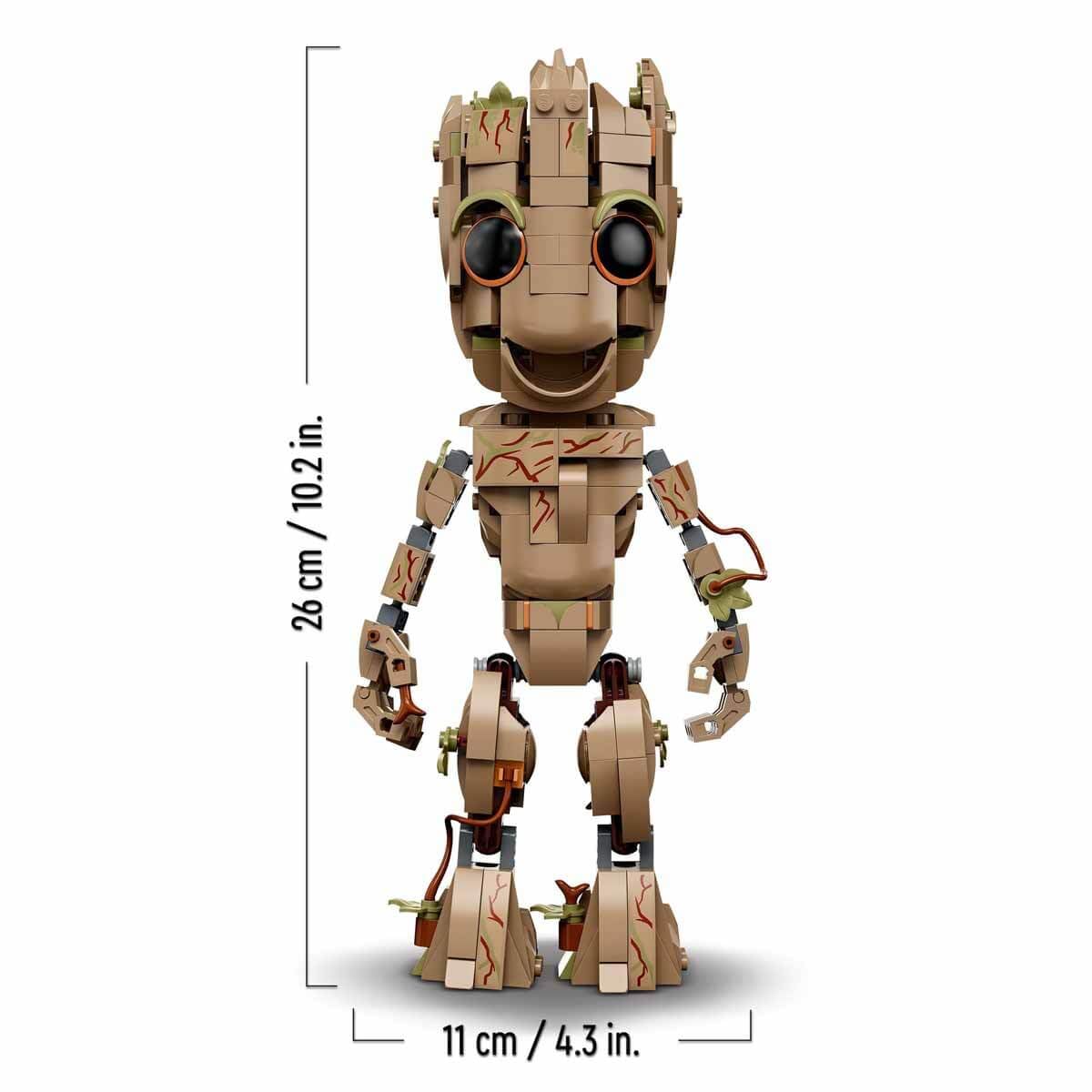 LEGO I Am Groot 76217 digital building instructions app boosts build review.