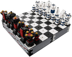LEGO Iconic Chess Set 40174 board open for storage of all pieces.