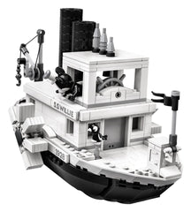 Crane and cargo feature on the Steamboat Willie deck