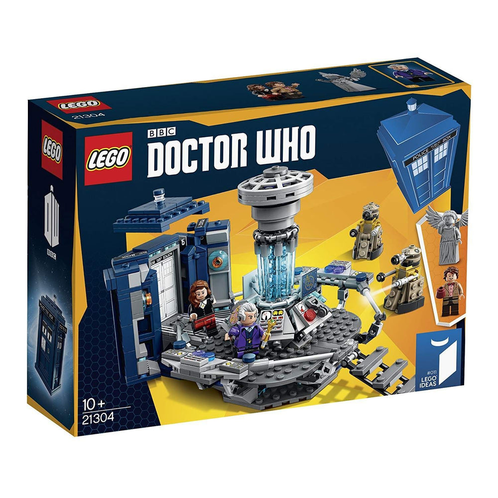 LEGO Ideas Doctor Who 21304 opening TARDIS exterior for imaginative play