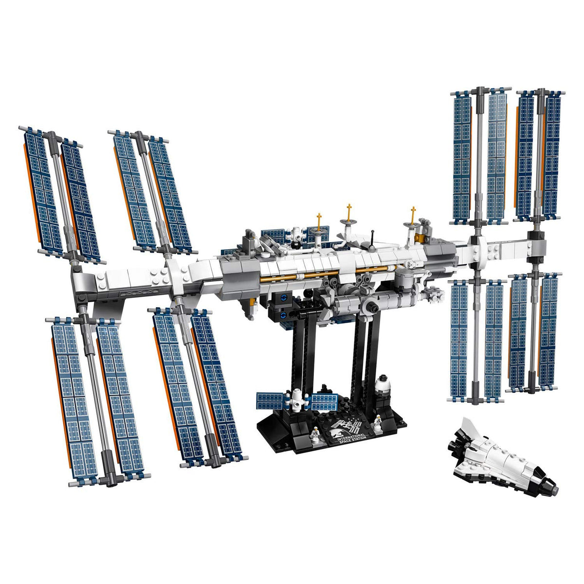 LEGO Ideas ISS 21321 Canadarm2 poseable arm for dynamic display