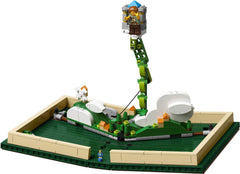 LEGO Ideas Pop-up Book 21315 bed scene inside cottage for cozy storytelling