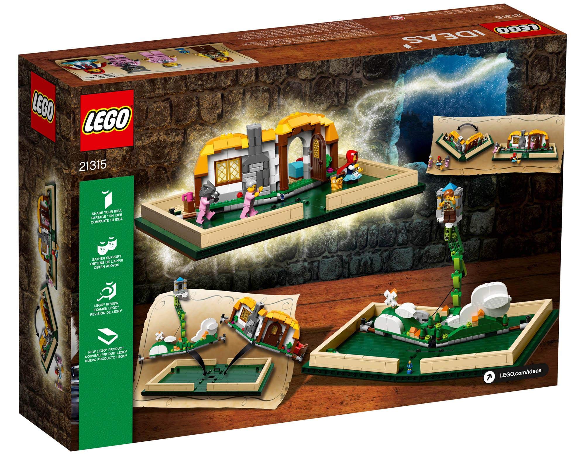 LEGO Ideas Pop-up Book 21315 Little Red Riding Hood minifigure ready for storytelling