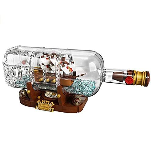LEGO Ideas Ship in a Bottle 92177 stand and base for stable display