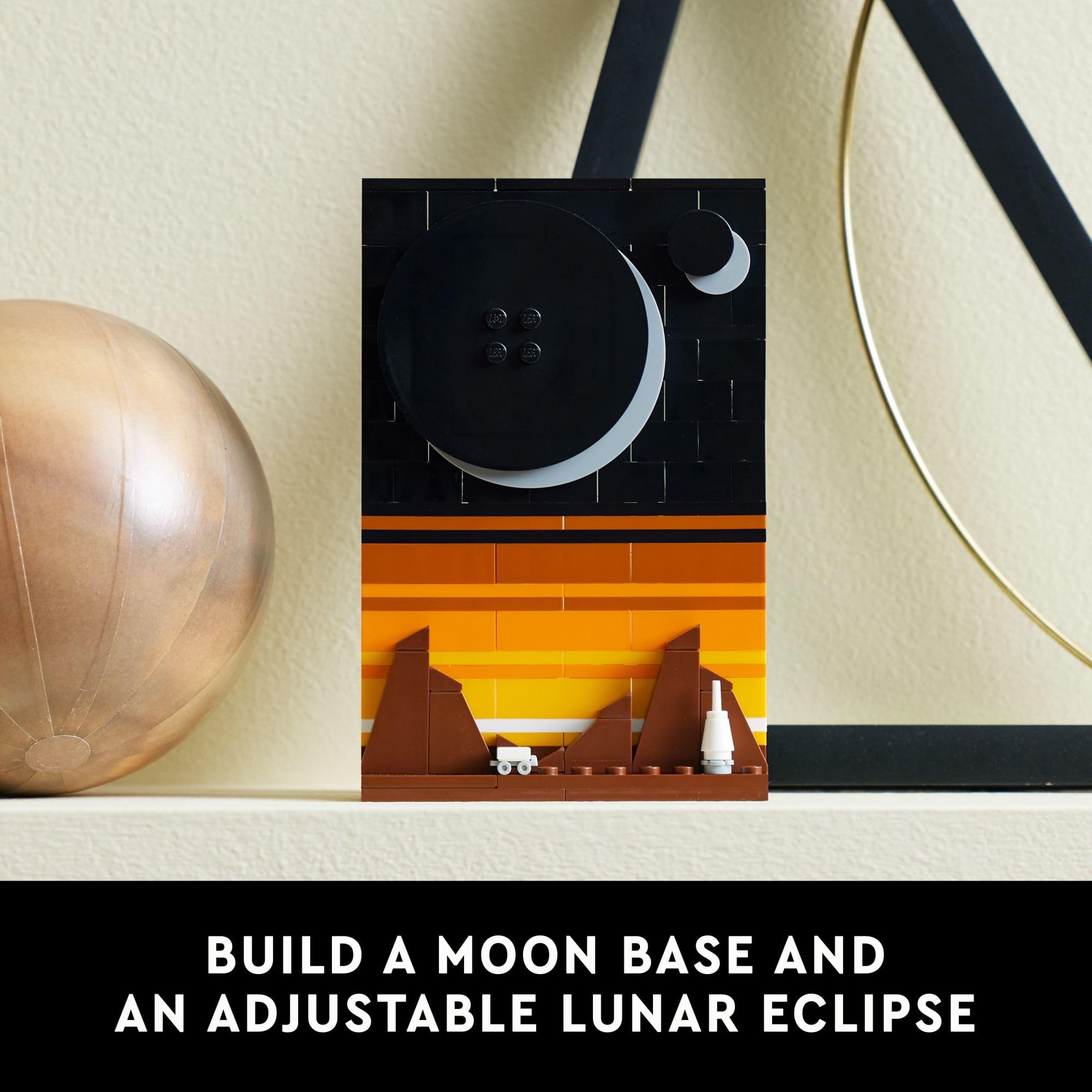 LEGO Ideas Tales of the Space Age black hole postcard for dramatic display