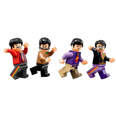 LEGO Ideas Yellow Submarine display stand elevates the model on shelves.