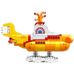 LEGO Ideas Yellow Submarine four periscopes add authentic undersea detail.