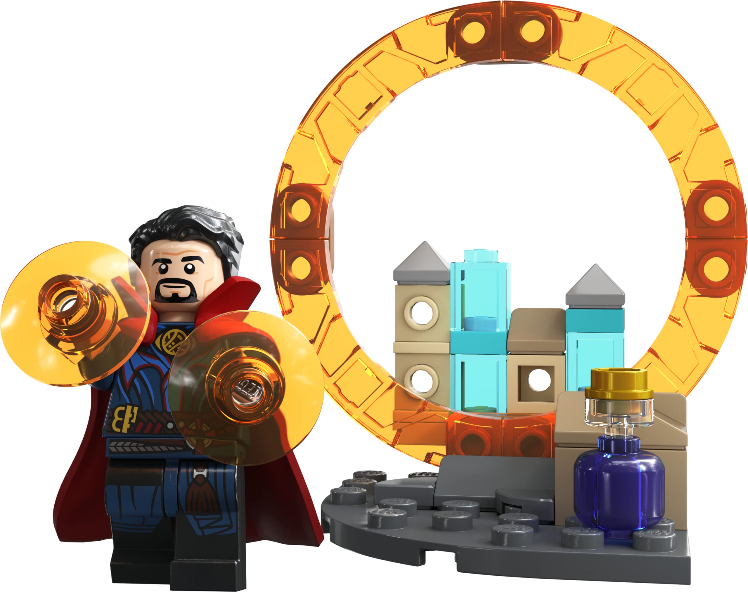LEGO interdimensional portal polybag packaging shows authentic minifigure and clear packaging details.
