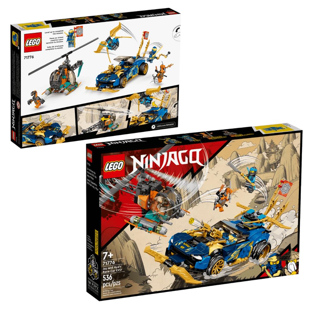 LEGO Jay and Nya Race Car EVO 71776 digital instructions app ready