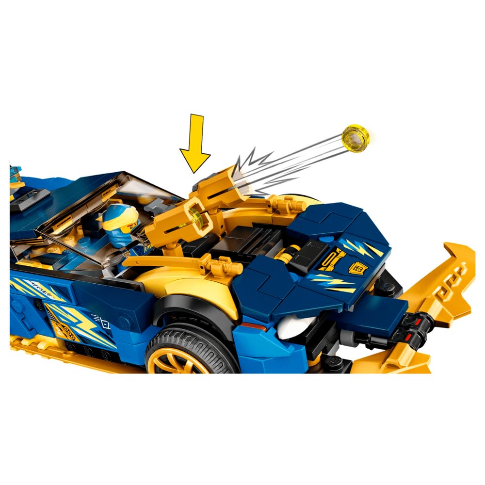 LEGO Jay and Nya Race Car EVO 71776 snake helicopter with rotating blades