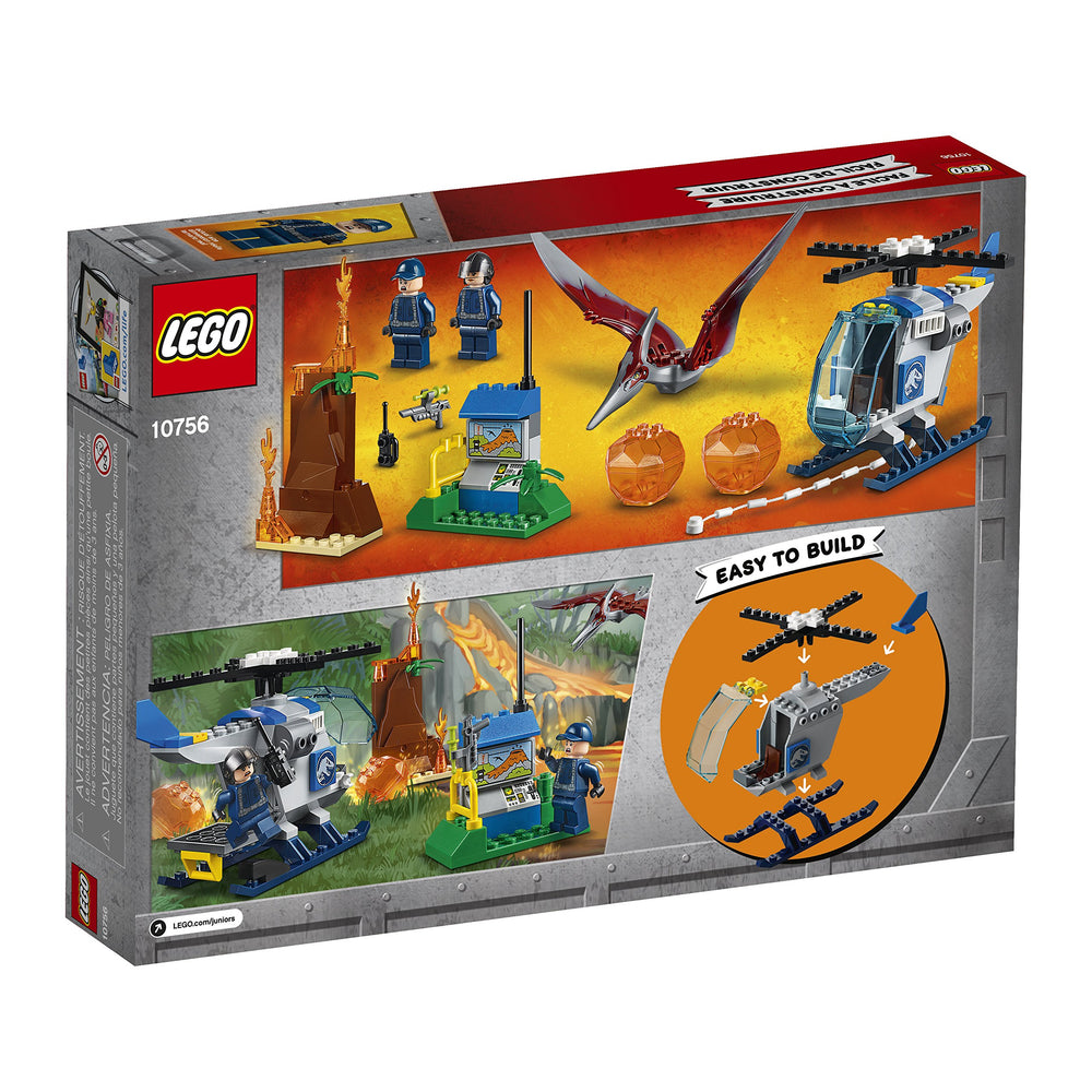 LEGO Juniors Jurassic World Pteranodon Escape starter set for quick confident builds.