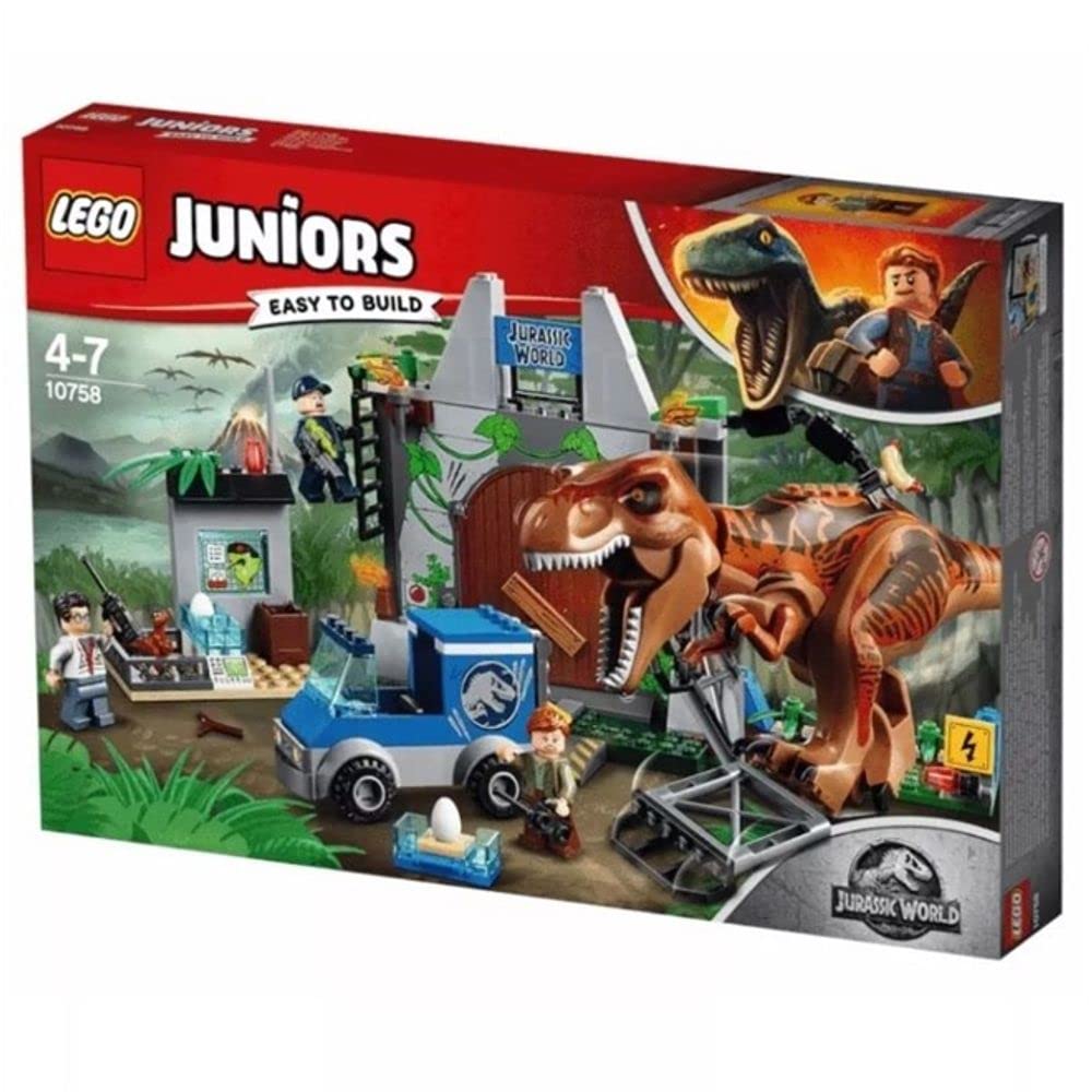 LEGO T. rex Breakout minifigs Claire, guard, scientist support storytelling play