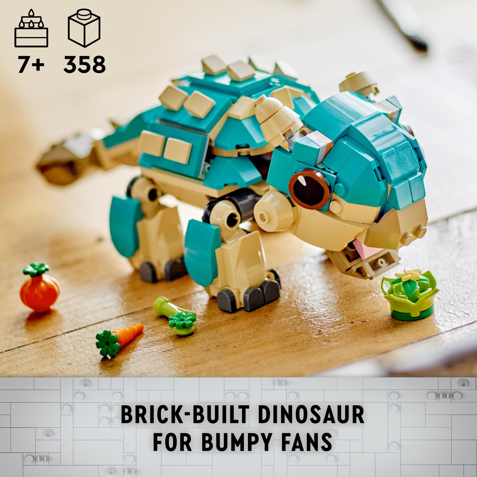 LEGO Jurassic World Baby Bumpy opens its jaw for interactive storytelling