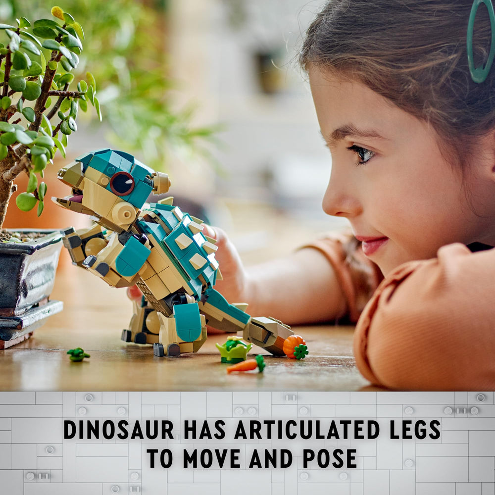 LEGO Jurassic World Baby Bumpy veggie elements spark role play