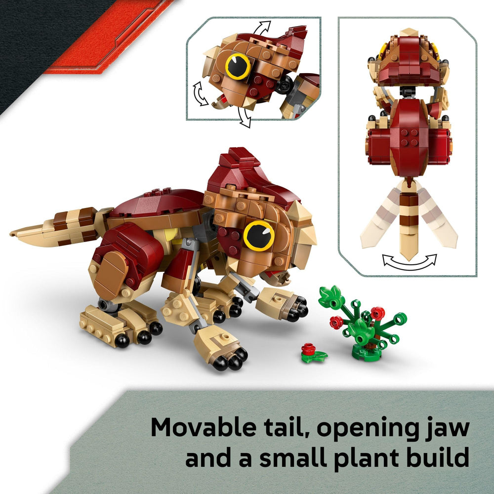 LEGO Jurassic World Dolores Aquilops articulated legs inspire dynamic scenes