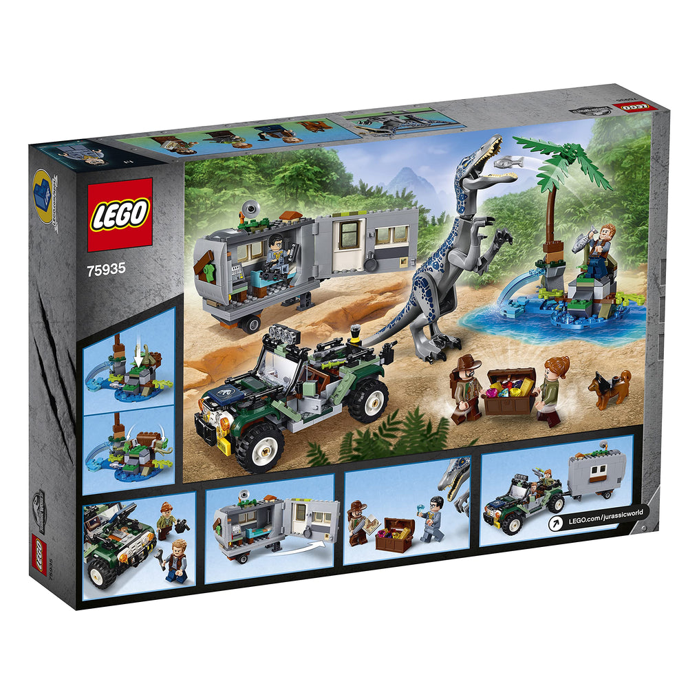 LEGO Jurassic World Baryonyx Face-Off Sinjin Prescott minifigure jungle conflict