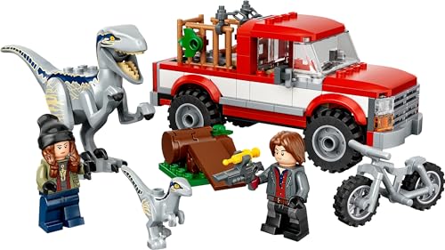 LEGO Jurassic World blue velociraptor bike promoting mobility in play