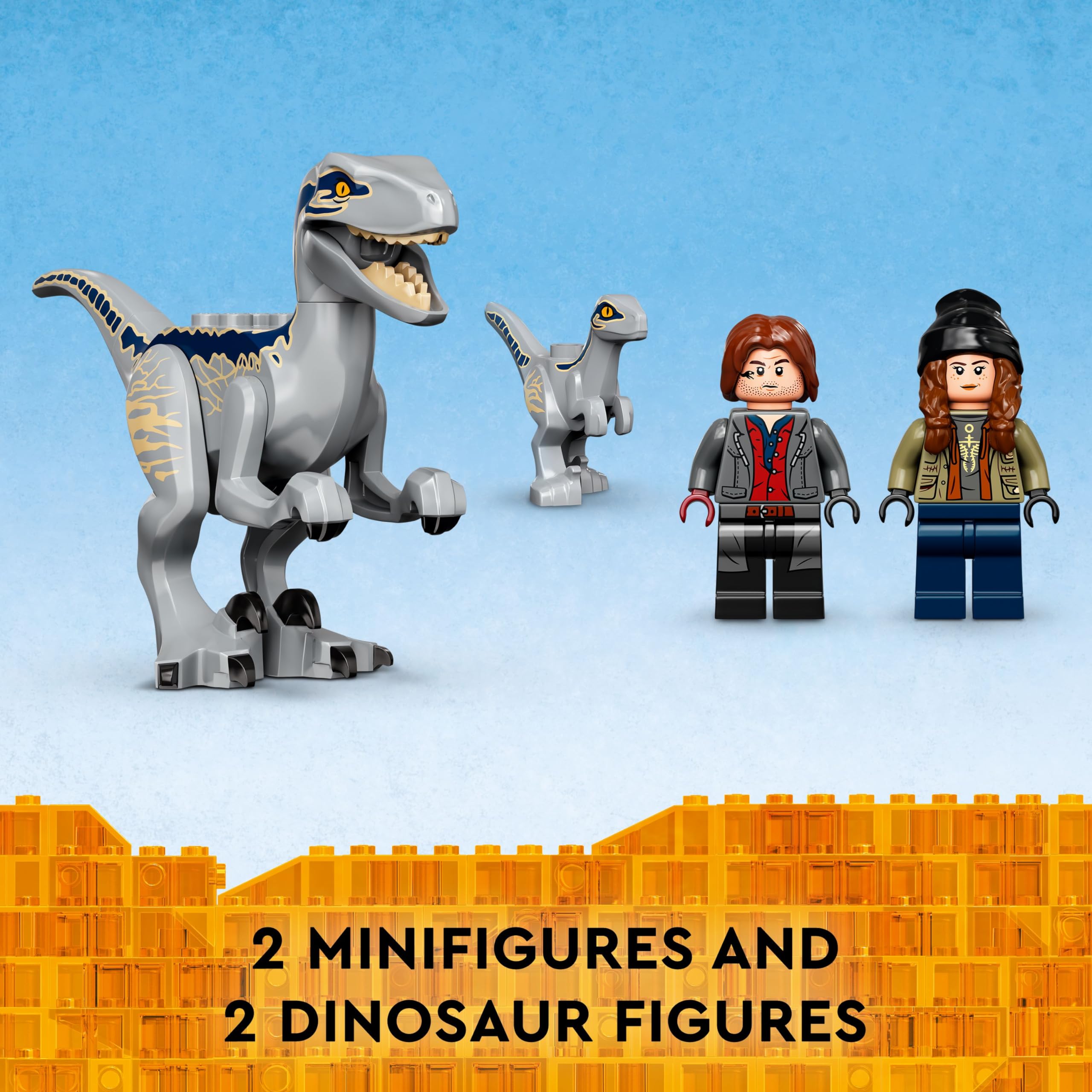 LEGO Jurassic World buildable pickup truck for sturdy construction