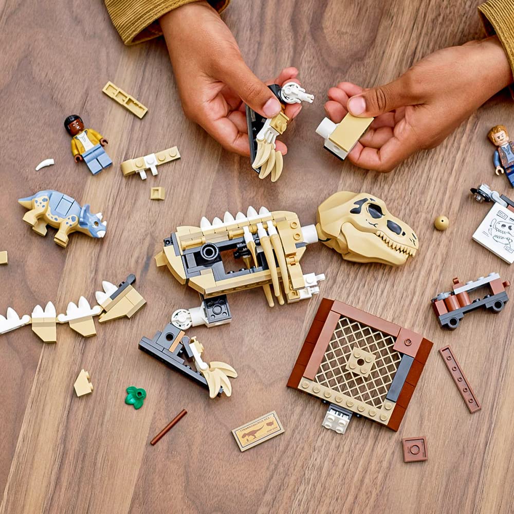 LEGO Jurassic World dinosaur egg teeth fossil and leaf accessories for exploration