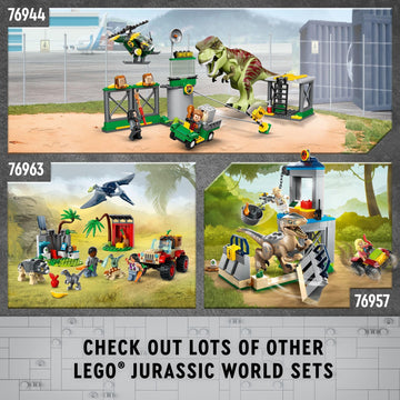 LEGO Jurassic World off-road vehicle and minifigures boost action-packed play