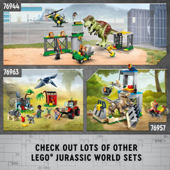 LEGO Jurassic World off-road vehicle and minifigures boost action-packed play