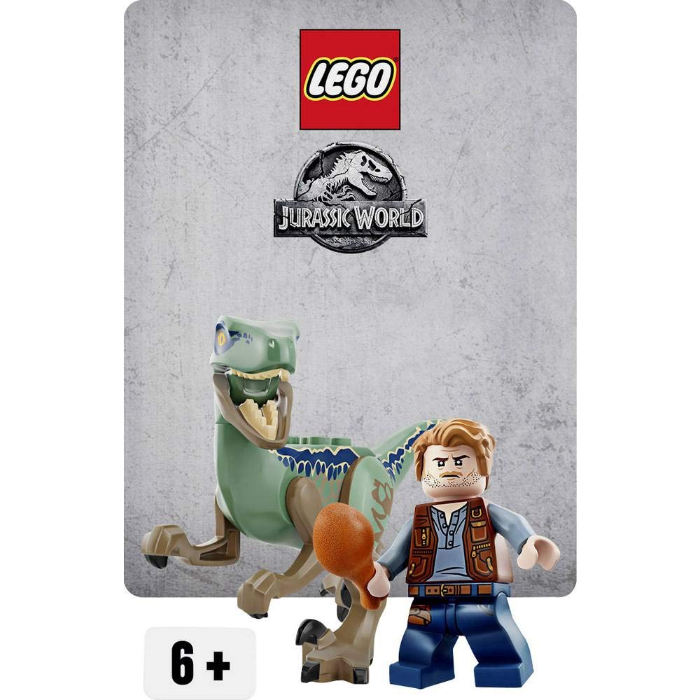 LEGO Jurassic World Escape The Stygi Moloch 75927 box art highlighting adventure.