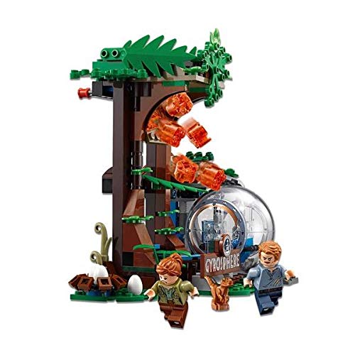 LEGO Jurassic World exploding lava rocks feature adds dramatic play moments.