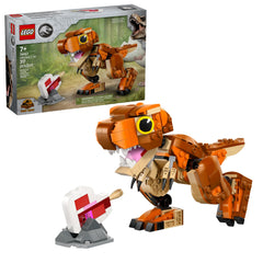 LEGO Jurassic World Little Eatie T. rex toy with movable jaw for action-packed imagination.