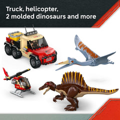 LEGO minifigures join pilots and researchers for dynamic mission-based scenes.