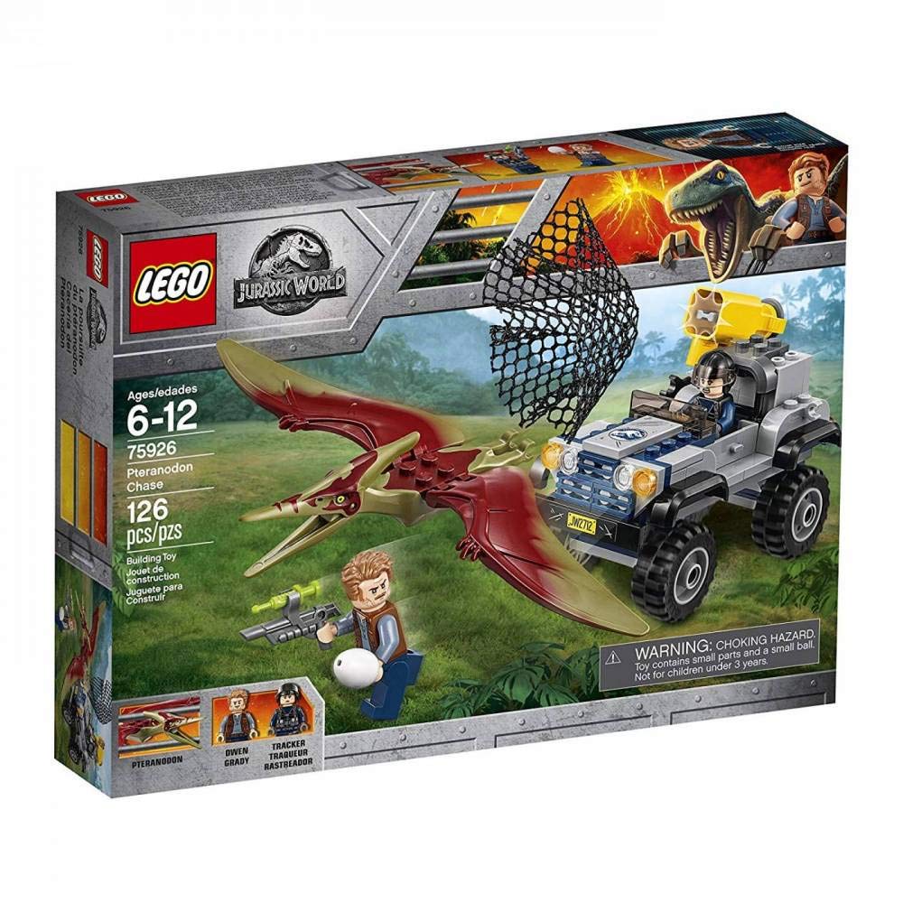 LEGO Jurassic World Pteranodon Chase offroader with net shooter for action-packed play