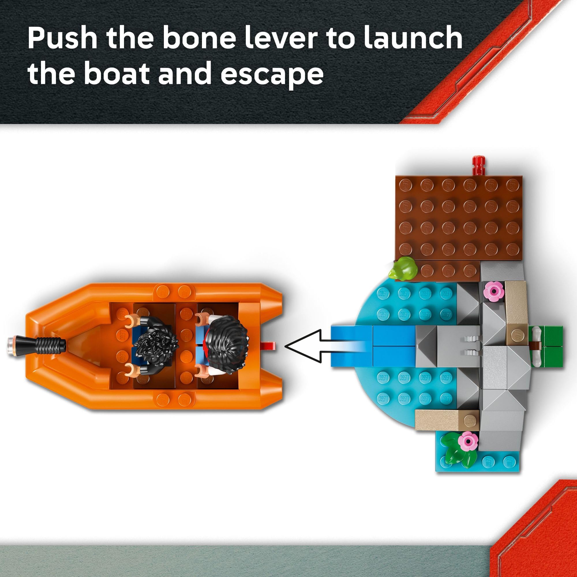 LEGO Jurassic World Xavier Dobbs minifigure expands adventure storytelling.