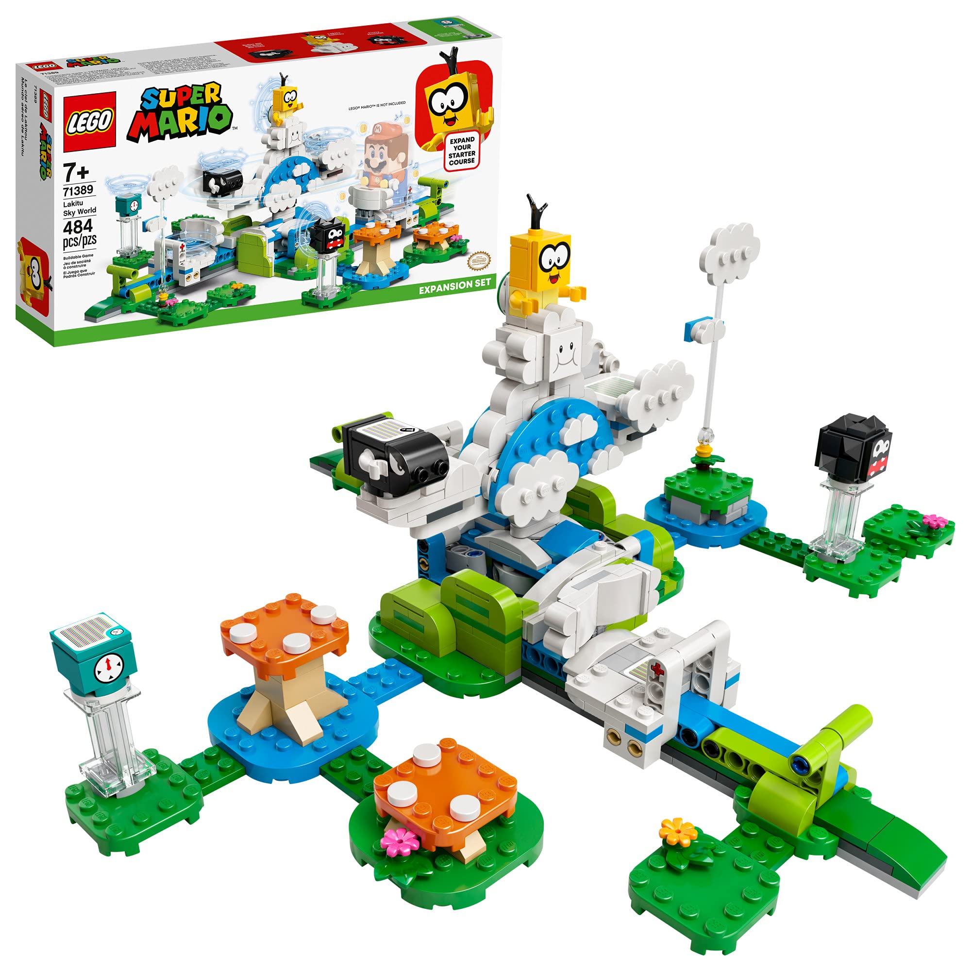 LEGO Lakitu Sky World expansion cloud platform for dynamic, kid-friendly challenges.