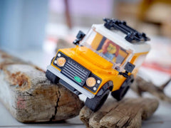 LEGO Defender driver minifigure included to spark vehicle adventures.