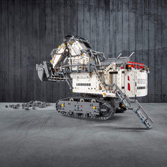 LEGO Liebherr R9800 Excavator unboxing packaging suggests premium gift idea.