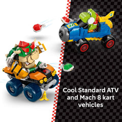 LEGO Mario Kart spinning Fire Bar adds dramatic obstacle thrills.