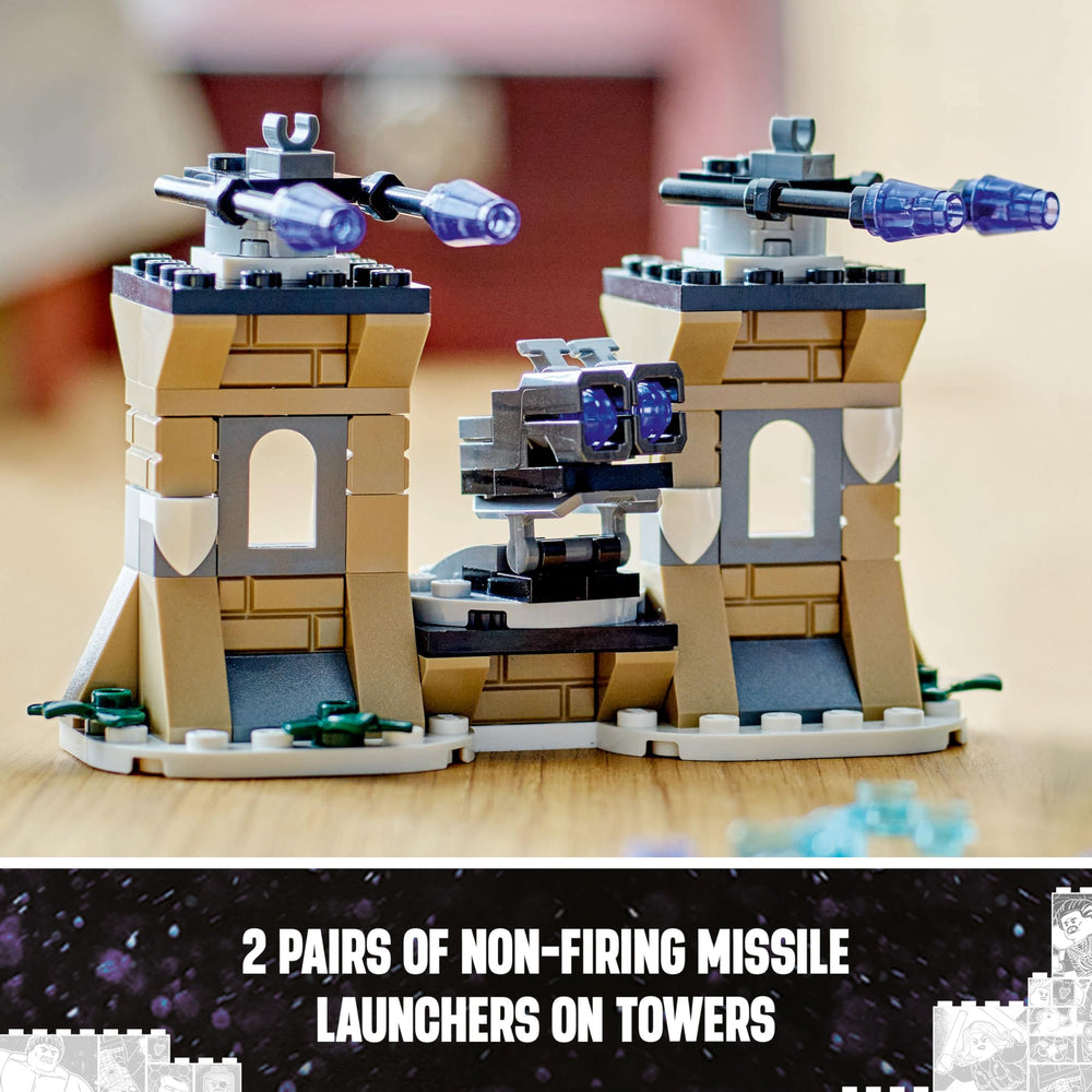 LEGO Marvel set suitable for ages 6 and up, ideal for fans