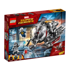 LEGO Marvel The Wasp and Ghost minifigures included for dynamic battles.