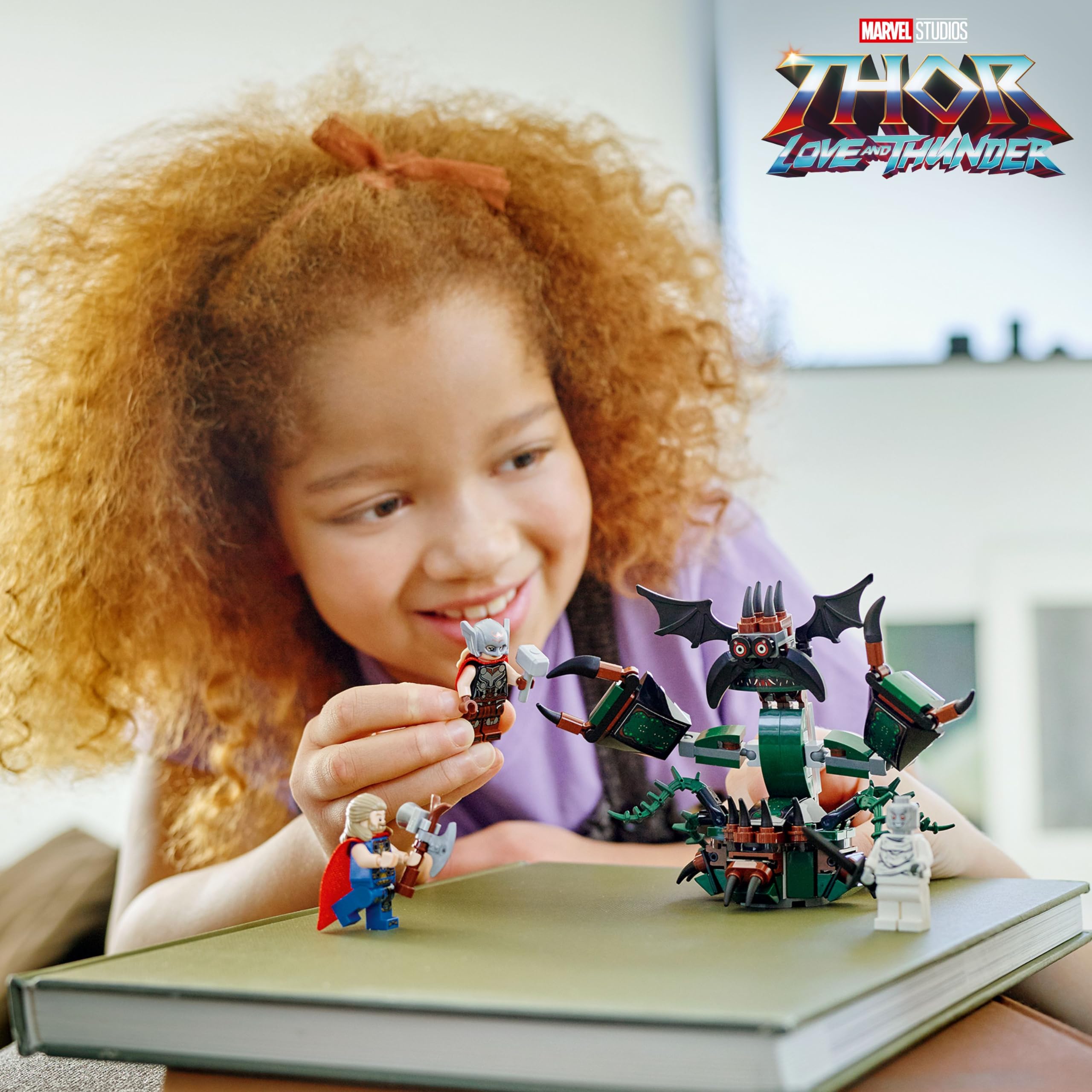 LEGO Marvel Attack on New Asgard: Shadow Monster assembly ready for action battles