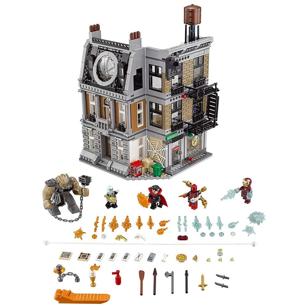 LEGO Marvel Avengers 76108 Sanctum Sanctorum front view for immersive superhero adventures.
