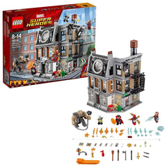 LEGO Marvel Avengers 76108 Water tower with minifigure-winch function detail.