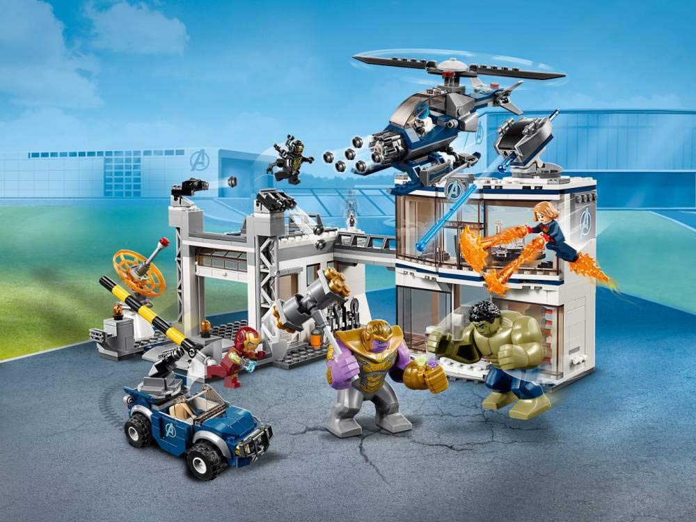 LEGO Marvel Avengers Compound Battle Thanos figure for dramatic clashes